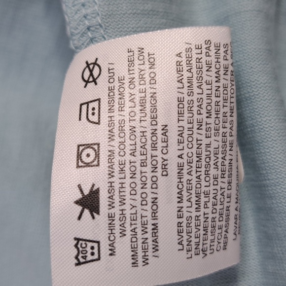 Nike AF-1 swoosh spellout logo graphix blue gray baggy ringer LG casual t-shirt - Picture 8 of 8